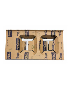 سینک روکار 50×100 ساحل دو لگن (لگن راست) | خرید سینک ظرفشویی