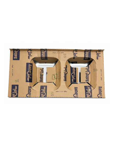 سینک روکار 50×100 ساحل دو لگن (لگن راست) | خرید سینک ظرفشویی